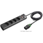 APC UPS Power Strip, Locking IEC C14 TO 4 Outlet Schuko, 230V - PZ42IZ-GR - APC PZ42IZ-GR