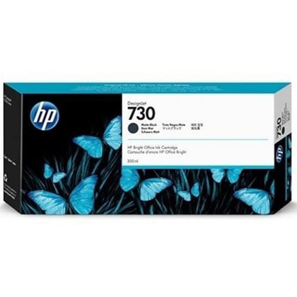 HP Tinteiro DesignJet 730 Preto Mate (300 ml) - P2V71A