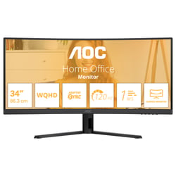 AOC Monitor VA de 34", 21:9, WQHD, 120 Hz, 1 ms, HDMI, DP, 34CU34B3E - AOC CU34B3E