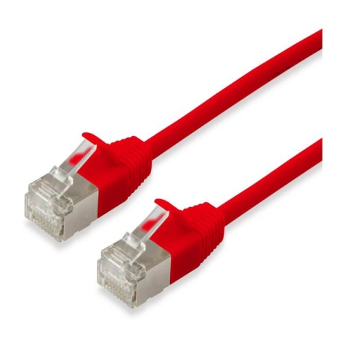 EQUIP CHICOTE CAT6A F/FTP LSZH 2MT VERMELHO - Equip 606145