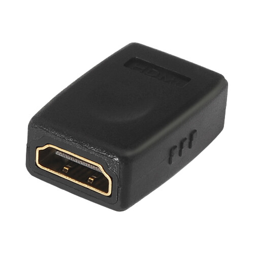 Adaptador HDMI Aisens - A Female-A Female - Cor preta - Aisens A121-0123