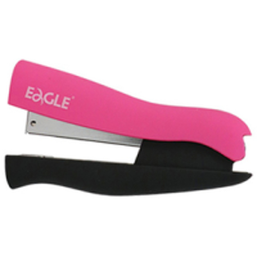 Agrafador 24/6 20 Folhas Fullstrip Eagle Neon Rosa - Eagle 505EAS10001R