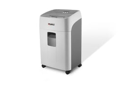 Trituradora de papel automática Dahle ShredMATIC 300 40L com rodas - Tritura até 300 folhas por carga - Corte de partículas - Adequada para papel e cartões - Dahle 215611