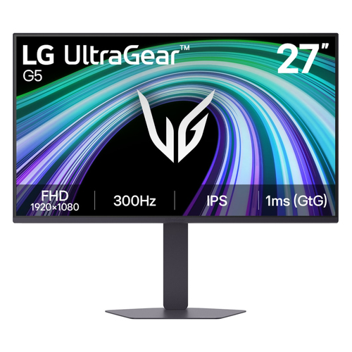LG Monitor IPS de 27", 16:9, FHD, 300 Hz, 1 ms, HDMI, DP, com função de rotação - LG 27G550B-B
