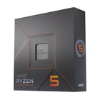 Ryzen 5 7600X 4.7G/5.3hz, 6 core, 38MB, AM5 105W - sem cooler - AMD 100-100000593WOF