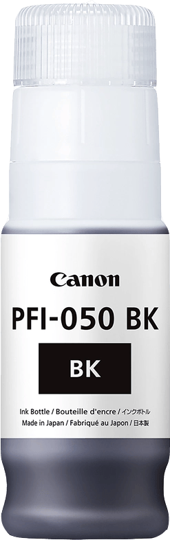 Canon PFI050 Negro Botella de Tinta Original - PFI050BK/5698C001 - Canon 5698C001