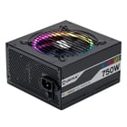 Unykach Atilius RGB Black 750W Fonte de alimentação ATX 2.31 de 750W - Iluminação RGB - Totalmente modular - PFC ativo - Ventoinha de 120mm - Unykach UK521205