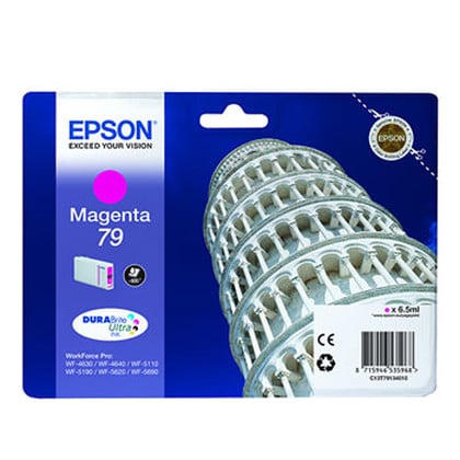 Epson Tower of Pisa 79 tinteiro 1 unidade(s) Original Rendimento padrão Magenta - Epson C13T79134010