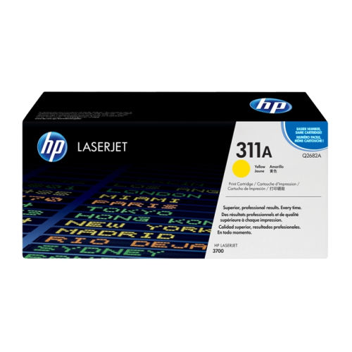 HP 311A Yellow Original LaserJet Cartridge toner 1 unidade(s) Amarelo - Q2682A
