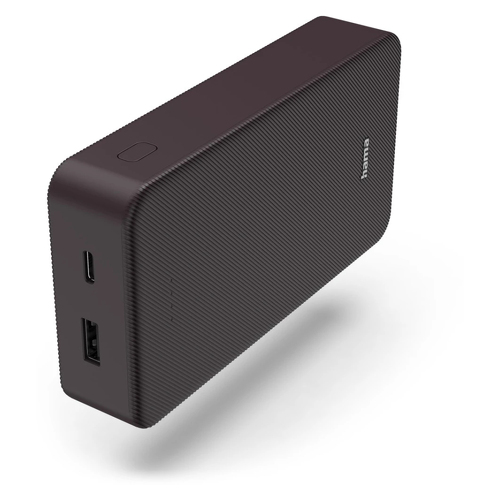 Powerbank Power Pack HAMA "Color 20", 20000mAh, bordô - 201715 - Hama 00201715