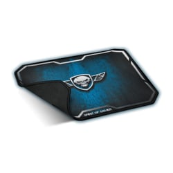 SPIRIT OF GAMER TAPETE MOUSEPAD GAMING WING SKULL BLUE - Spirit of Gamer SOG-PAD01MB