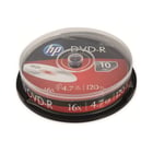 DVD+R 4.7GB 16x HP Cake Box 10un - HP HPDRE00027-3