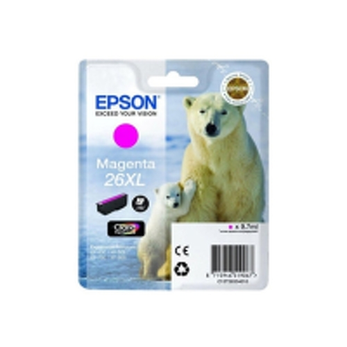 Cartucho de tinta magenta original Epson T2633 (26XL) - C13T26334012 - Epson C13T26334012