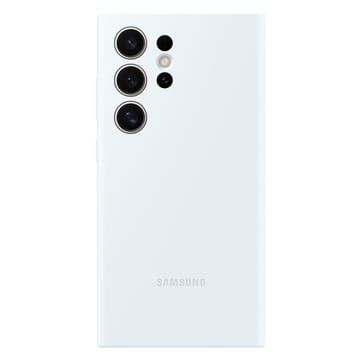 Capa Samsung de Silicone S24 Ultra Branco - Samsung EF-PS928TWEGWW