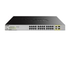 D-Link 26 Portas Gigabit 10/100/1000 Mbps PoE Switch - D-Link 136029