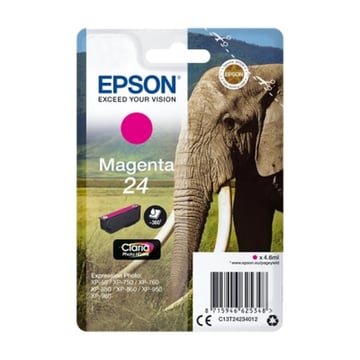 Cartucho de tinta original magenta Epson T2423 (24) - C13T24234012 - Epson C13T24234012