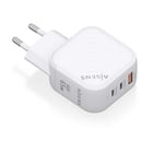 Carregador Aisens GAN 65W - 2xUSB-C PD3.0 QC4.0 - 1xUSB-A QC3.0 - Aisens 268512