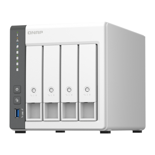 NAS QNAP 4-Bay ARM Quad 2.0GHz/4GB/1x2.5GbE+1xGbE/USB/Tower - QNAP TS4334G