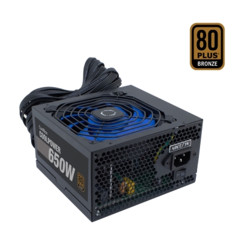 Coolbox CoolPower 650W Fonte de alimentação 650W ATX 12V - PFC ativo - Ventoinha de 120mm - 80+ Bronze - Coolbox 303672