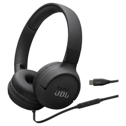 JBL HEADPHONES TUNE T520 USB-C BLACK - JBL JBLT520USBCBLACK