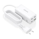 Carregador Aisens GAN 100W - 3xUSB-C PD3.0, QC4.0, QC5.0 - 1xUSB-A QC3.0 - Cabo de 1,4 metro - Branco - Aisens ASCH-100W4P053-W