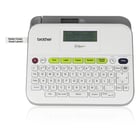 Brother PTD400AD, QWERTY, TZe, Trasferência termal, 180 x 180 DPI, 20 mm/seg, Cinzento, Branco - Brother PTD400AD