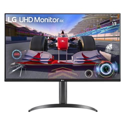LG MONITOR VA 32" (31.5") 16:9 UHD 4K 60HZ 4MS HDMI DP HAS COLUNAS 32UR550K-B - LG 32UR550K-B.AEU