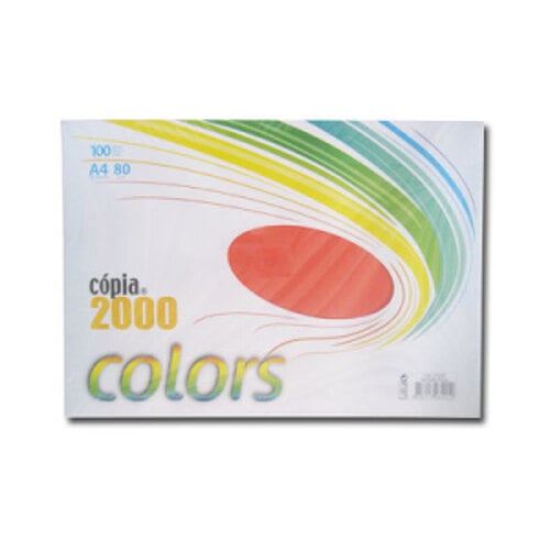 Papel Fotocopia Vermelho A4 80gr 100 Folhas - Outras 180Z27045
