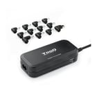 Tooq Carregador automático universal para computadores portáteis 90W - 2x USB - 12 adaptadores - Tensão 12-20V - Tooq 142429