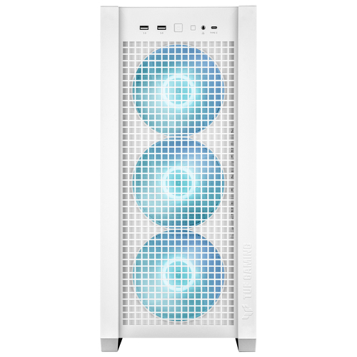 Caixa TUF Gaming GT302 TG ARGB White EATX (12"x10.9") - Asus 90DC00I3-B19000