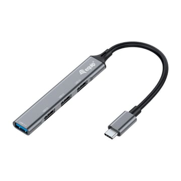EQUIP LIFE HUB USB-C 3 PORTAS USB2 + 1xUSB3 ALUMINIO #PROMO HUB 2024# - Equip 12896107101