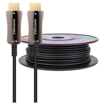 Nanocable Cable HDMI v2.1 Macho a HDMI v2.1 Macho 60m - 8K@60Hz 4K@120Hz 48Gbps - Color Negro - Nanocable 10.15.2160