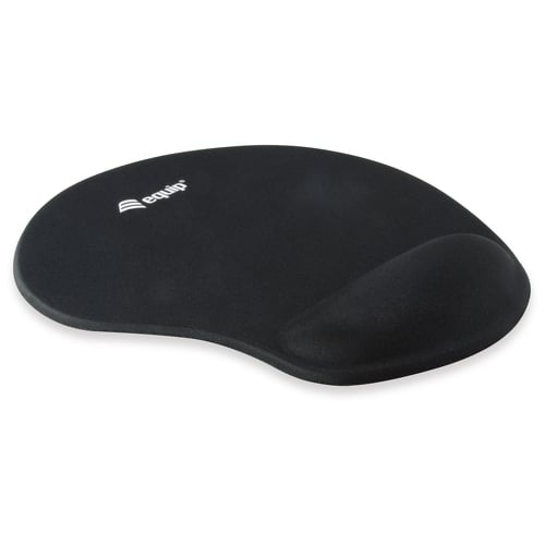 Equip Gel Mouse Pad - Ergonómico - Apoio para o pulso - 23.6x20.5x1.6 cm - Cor Preto - Equip 245014