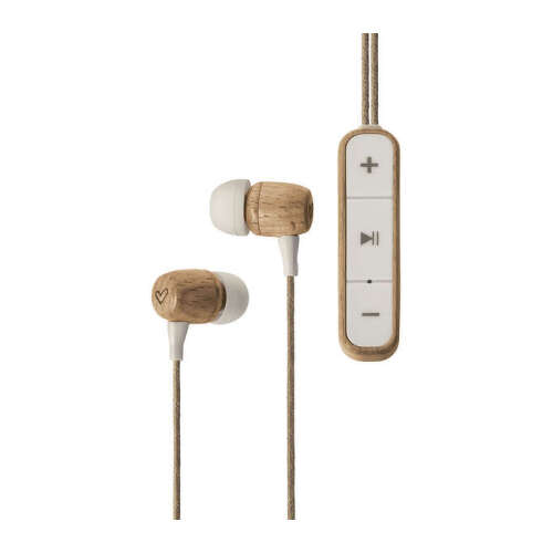 Auscultadores Bluetooth Energy Sistem BeechWood Eco - Madeira sustentável - Microfone - USB tipo C - Cor castanha - Energy Sistem 242402