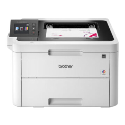 Impressora laser LED cores de alta velocidade com rede cablada, WiFi, conexão móvel, NFC e Impressão automática em frente e verso - Brother HL-L3270CDW