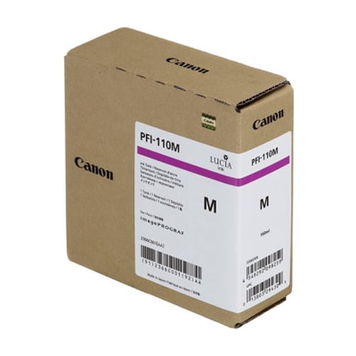Canon PFI110M Magenta Cartucho de Tinta Original - 2366C001 - Canon PFI110M