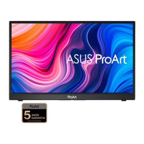 ASUS MONITOR 14" PA148CTV FHD IPS sRGB USB-C 60Hz CINZA ESCURO - Asus 90LM06E0-B01170