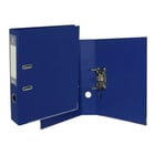 Bismark A-Z PVC A4 A4 Lombada 75mm - Resistente - Porta-cartões na lombada - Caixas de cartão metálicas na extremidade inferior - Mecanismo de alavanca - Azul - Bismark 314021