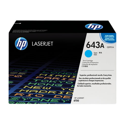 HP Toner LaserJet Original 643A Ciano - Q5951A