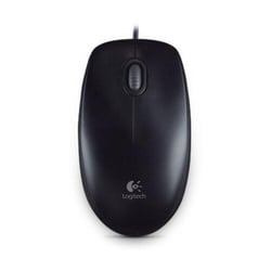 Logitech B100 USB Mouse 800dpi - 3 botões - Uso ambidestro - Cabo de 1,80 m - Preto - Logitech 910-003357