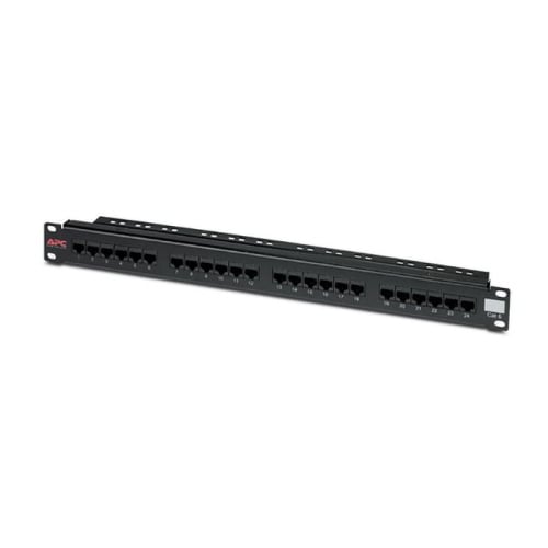 APC CAT 6 PATCH PANEL 24P RJ45 TO 110 56 - APC CAT6PNL-24