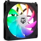 Nox Hummer Easy Link ARGB 3 Fan Pack 120mm - Iluminação ARGB - Velocidade 500-1500rpm - Ultra silencioso - Nox NXHUMMEREASYLINKBKK