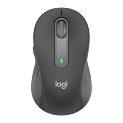 Mouse USB sem fio Logitech Signature M650 L 2000 dpi - 5 botões - Uso para canhotos - Cor grafite - Logitech 910-006239