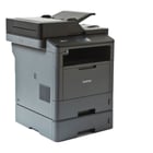 Impressora multifunções laser monocromático 4 em 1 de uso profissional, impressão frente e verso automática, placa de rede e bandeja adicional de 250 folhas (LT5500) - Brother MFC-L5700DNLT