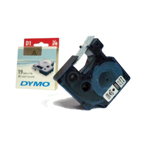 Fita Gravacao Dymo 19mmX7m Texto Preto / Fundo Branco (45803) - Dymo 12745803