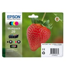 Epson Strawberry C13T29864012 tinteiro 4 unidade(s) Original Rendimento padrão Preto, Ciano, Magenta, Amarelo - Epson C13T29864010