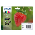 Epson Strawberry C13T29864012 tinteiro 4 unidade(s) Original Rendimento padrão Preto, Ciano, Magenta, Amarelo - Epson C13T29864010