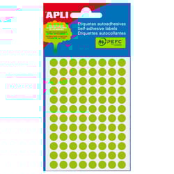 Apli Minibag Verde fluorescente Ø 8,0mm 3 folhas - APLI 208181