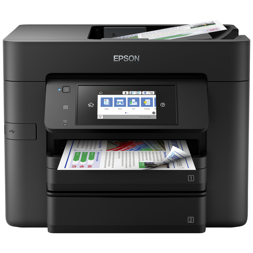 Epson WorkForce Pro WF-4740DTWF, Jato de tinta, Impressão a cores, 4800 x 1200 DPI, A4, Impressão directa, Preto - Epson C11CF75402