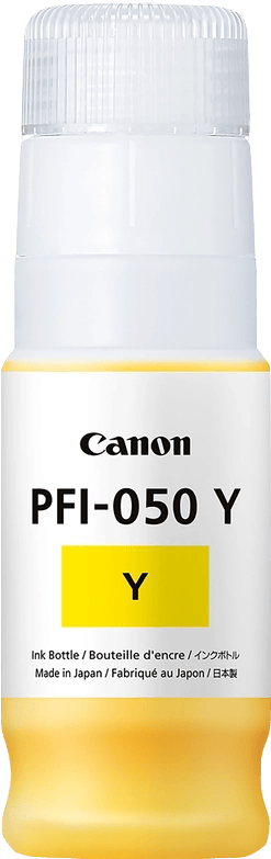 Garrafa de Tinta Original Amarela PFI050 da Canon - PFI050Y/5701C001 - Canon 5701C001